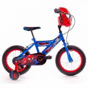 Bicicleta copii cu roti ajutatoare Spiderman 14 inch