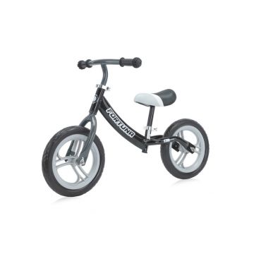 Lorelli - Bicicleta de echilibru, Fortuna, 2-5 Ani, Grey & Black