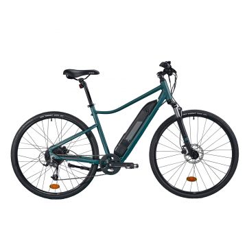 Bicicletă electrică polivalentă Riverside 500 E Verde