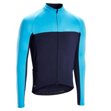 Bluză ciclism RC100 Bleumarin Bărbați