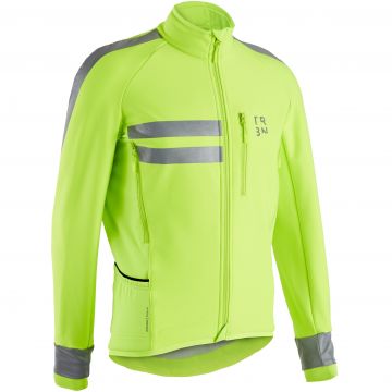 Jachetă ciclism iarnă RC 500 Galben fluo EN1150 Bărbați