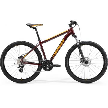 Bicicleta de munte pentru barbati Merida Big.Seven 15 Visiniu/Portocaliu 2022