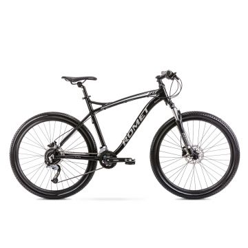 Bicicleta de munte pentru barbati Romet Rambler Fit 27.5 Negru/Argintiu 2021