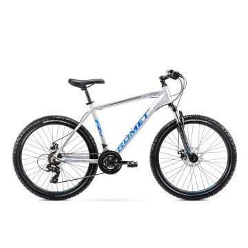 Bicicleta de munte pentru barbati Romet Rambler R6.2 Argintiu/Albastru 2022