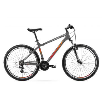 Bicicleta de Munte pentru barbati Romet Rambler R7.0 Grafit/Argintiu/Rosu 2022