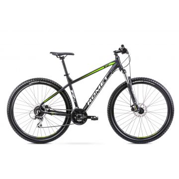Bicicleta de munte pentru barbati Romet Rambler R9.2 Negru/Lime/Gri 2022
