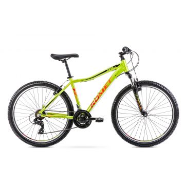 Bicicleta de munte pentru copii Romet Rambler R6.0 Jr Lime/Negru/Rosu 2022