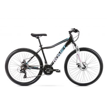 Bicicleta de munte pentru femei Romet Jolene 6.2 LTD Negru/Verde/Violet 2022