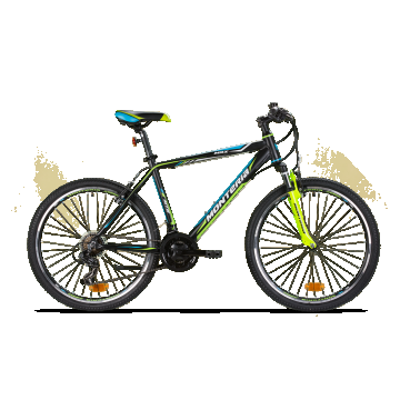 Bicicleta de munte Romet Monteria MRX Negru/Verde