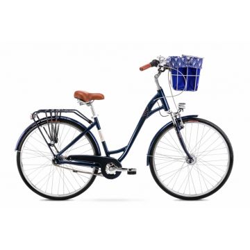 Bicicleta de oras pentru femei Romet Art Deco Lux Bleumarin 2022
