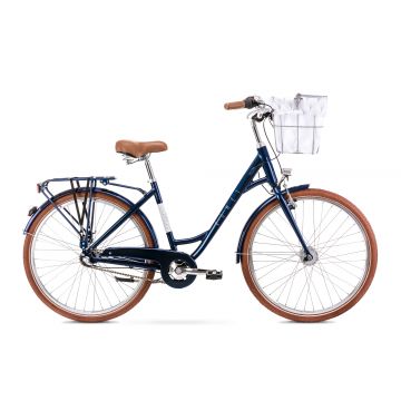 Bicicleta de oras pentru femei Romet Pop Art 26 Clasic Bleumarin 2022