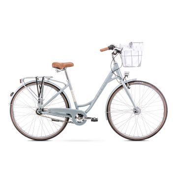 Bicicleta de oras pentru femei Romet Pop Art 28 Lux Gri 2022