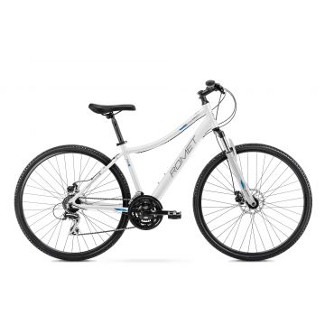 Bicicleta de Trekking pentru femei Romet Orkan 1 D Alb/Albastru 2022