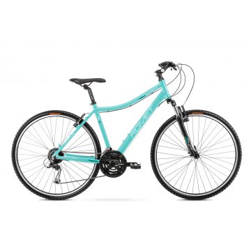 Bicicleta de Trekking pentru femei Romet Orkan 2 D Turcoaz 2022