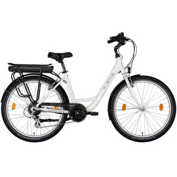 Bicicleta Electrica de oras/trekking M-BIKE E-CITYLINE 728 Alb 2022