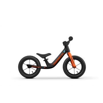 Bicicleta fara pedale pentru copii Tabou Rocket Run 12 Negru/Portocaliu 2022