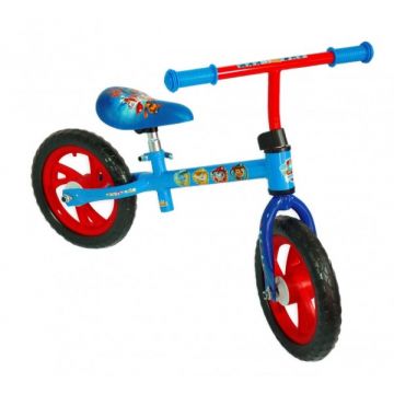 Bicicleta fara pedale Saica Paw Patrol pentru copii roti 12 inch