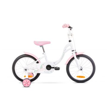 Bicicleta pentru copii Romet Tola 16 Alb/Roz 2022