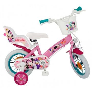 Bicicleta pentru fetite Minnie Mouse Club House 12 inch