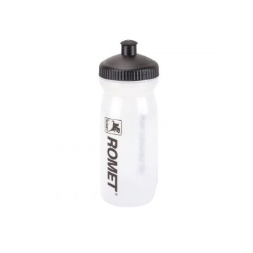 Bidon Romet Big Mouth 600 ml - logo Romet Transparent/Negru