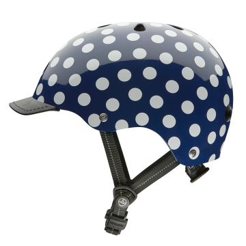 Casca de protectie pentru femei Casca Nutcase Street Navy Dots