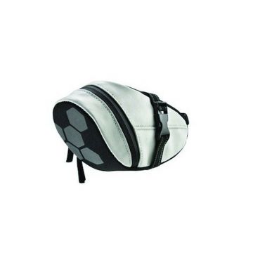 Geanta pentru bicicleta Strado, 19 x 8 x 12 cm, material poliester, Alb/Negru Geanta pentru bicicleta Strado, 19 x 8 x 12 cm, material poliester, Alb/Negru