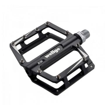 Pedale Wellgo, 105.5 x 100 x 27mm, Negru Pedale Wellgo, 105.5 x 100 x 27mm, Negru