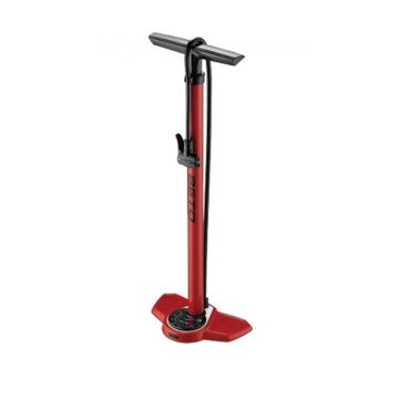 Pompa de podea pentru bicicleta Beto, 160 PSI, cilindru aluminiu, furtun cauciuc