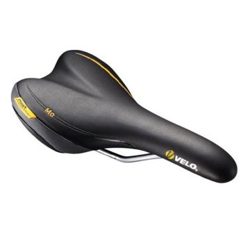 Sa pentru bicicleta Velo Mo, piele ecologica, 271 x 149 mm, Negru Sa pentru bicicleta Velo Mo, piele ecologica, 271 x 149 mm, Negru
