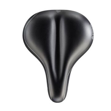 Sa pentru biciclete Velo Cloud, piele ecologica, 274 x 211 mm, Negru Sa pentru biciclete Velo Cloud, piele ecologica, 274 x 211 mm, Negru