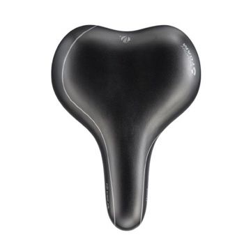 Sa pentru biciclete Velo Flurry, piele ecologica, 262 x 192 mm, Negru Sa pentru biciclete Velo Flurry, piele ecologica, 262 x 192 mm, Negru