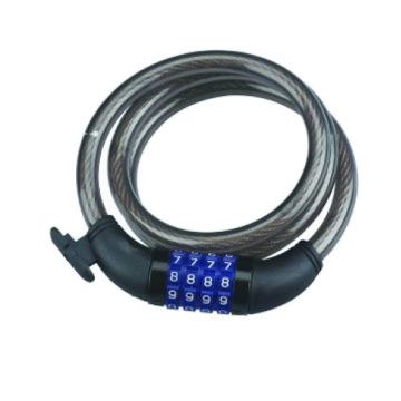 Antifurt pentru bicicleta, 12 x 120 mm, cifru, Negru Antifurt pentru bicicleta, 12 x 120 mm, cifru, Negru