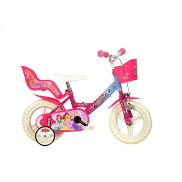 Bicicleta pentru copii Dino Biker Princess, 12 inch, 3-4 ani, maxim 40 kg