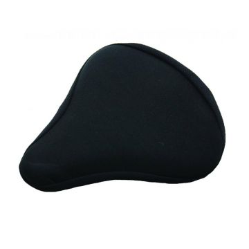 Husa pentru sa bicicleta gel Flat, 235 x 245 mm, material lycra, Negru Husa pentru sa bicicleta gel Flat, 235 x 245 mm, material lycra, Negru