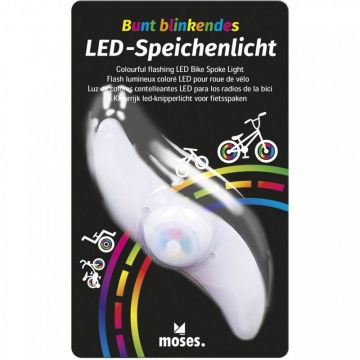 Lumina LED pentru bicicleta Moses, 3 functii, Alb