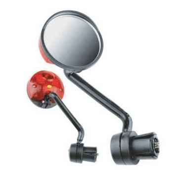 Oglinda retrovizoare pentru bicicleta BAC, 80 mm, prindere ghidon Oglinda retrovizoare pentru bicicleta BAC, 80 mm, prindere ghidon