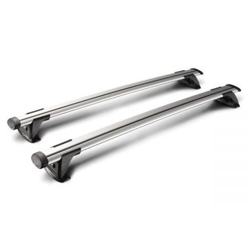 Bare transversale Yakima ThruBar Silver pentru Cadillac SRX 2004-2009