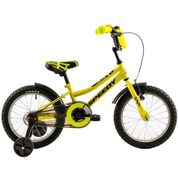 Bicicleta copii Dhs 1403 galben aprins 14 inch