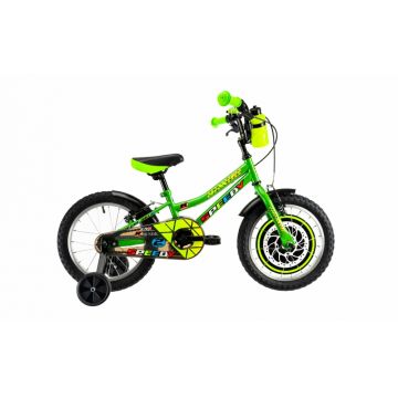 Bicicleta copii Dhs 1603 verde 16 inch