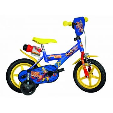 Bicicleta copii Dino Bikes Pompierul Sam 12 inch, varsta 3-4 ani, inaltimea 87-110 cm, frana de mana pe roata din fata, roti din cauciuc EVA, aparatoare lant, recipient pentru apa Bicicleta copii Dino Bikes Pompierul Sam 12 inch, varsta 3-4 ani, inaltimea 87-110 cm, frana de mana pe roata din fata, roti din cauciuc EVA, aparatoare lant, recipient pentru apa