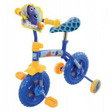 Bicicleta copii Finding Dory 10 inch 2 in 1 cu si fara pedale