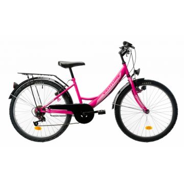 Bicicleta copii Venture 2418 roz 24 inch
