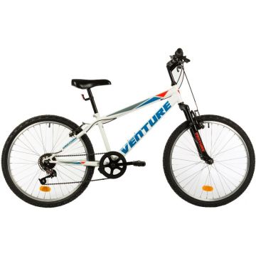 Bicicleta copii Venture 2419 alb 24 inch