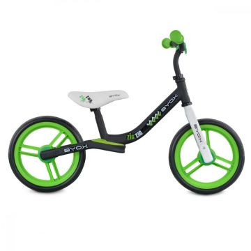 Bicicleta fara pedale Zig-Zag Green