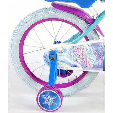 Bicicleta fete Volare Frozen 16 inch cu roti ajutatoare
