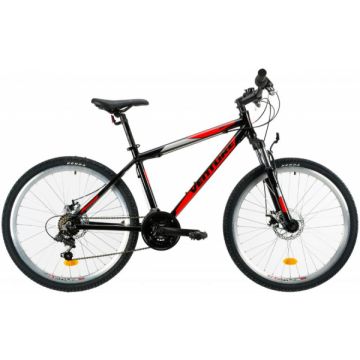 Bicicleta Mtb Venture 2621 L negru rosu 26 inch