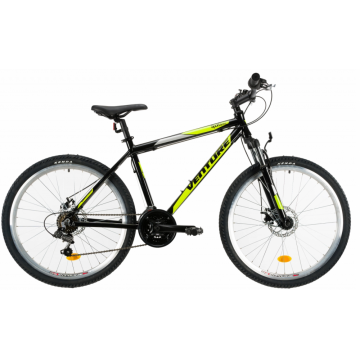 Bicicleta Mtb Venture 2621 S negru galben 26 inch