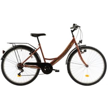 Bicicleta oras Kreativ 2614 420 mm maro 26 inch