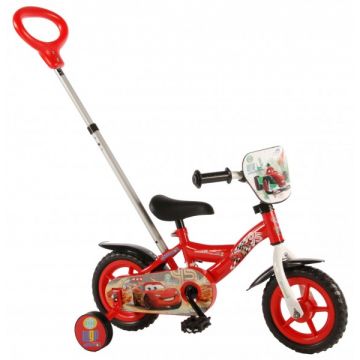 Bicicleta pentru baieti 12 inch cu roti ajutatoare Cars