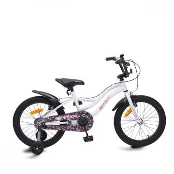 Bicicleta pentru copii cu roti ajutatoare Byox Daisy 18 inch